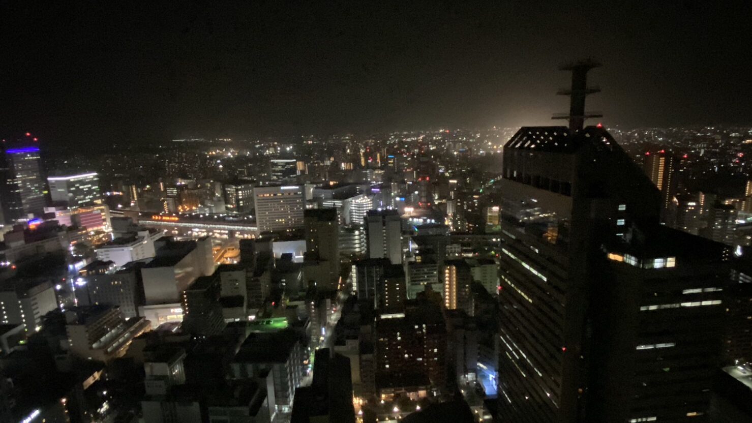 部屋からの夜景