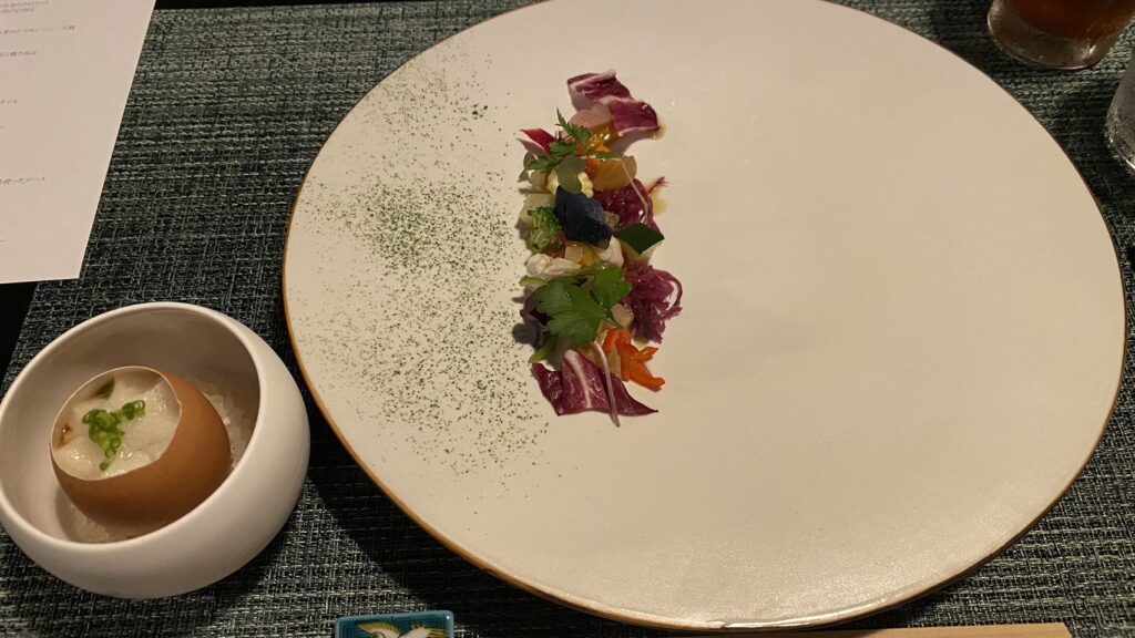 紫翠 ラグジュアリーコレクションホテル 奈良のディナー